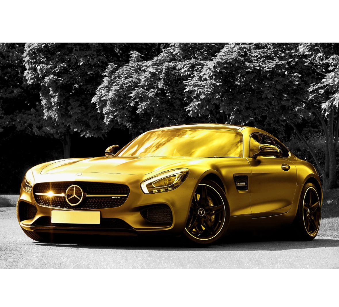 Glasschilderij 120 x 80 cm | Adrenaline Gold