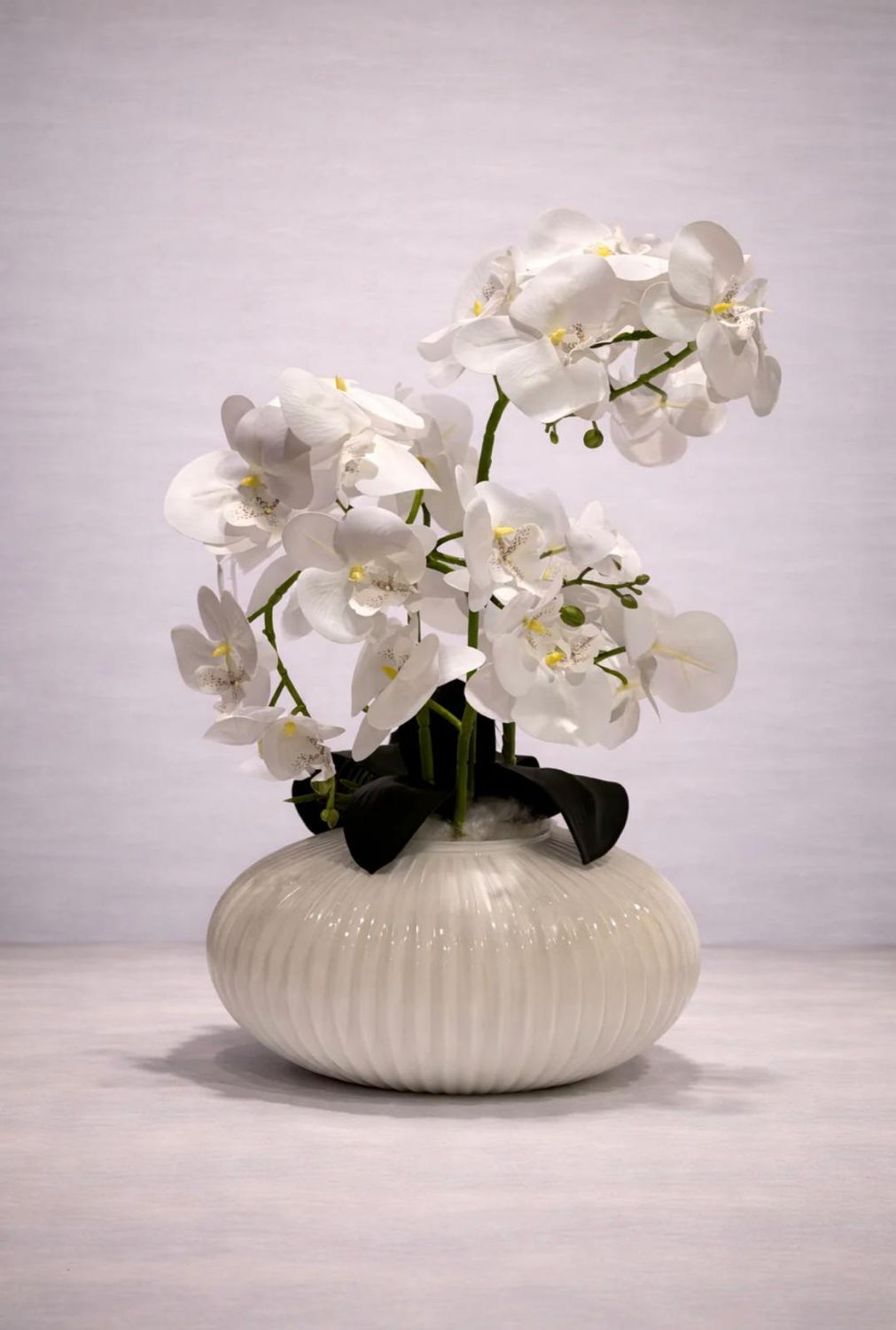 ​Luxe kunst Orchidee  – Inclusief Vaas