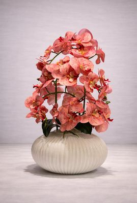 ​Luxe kunst Orchidee  – Inclusief Vaas