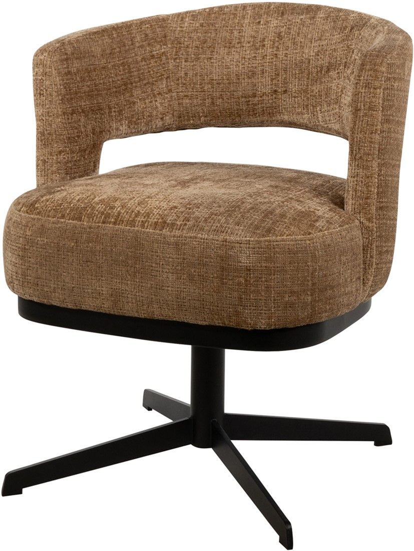 Bruce eetkamerstoel - draaipoot 360 - Cremona - Cinnamon 18