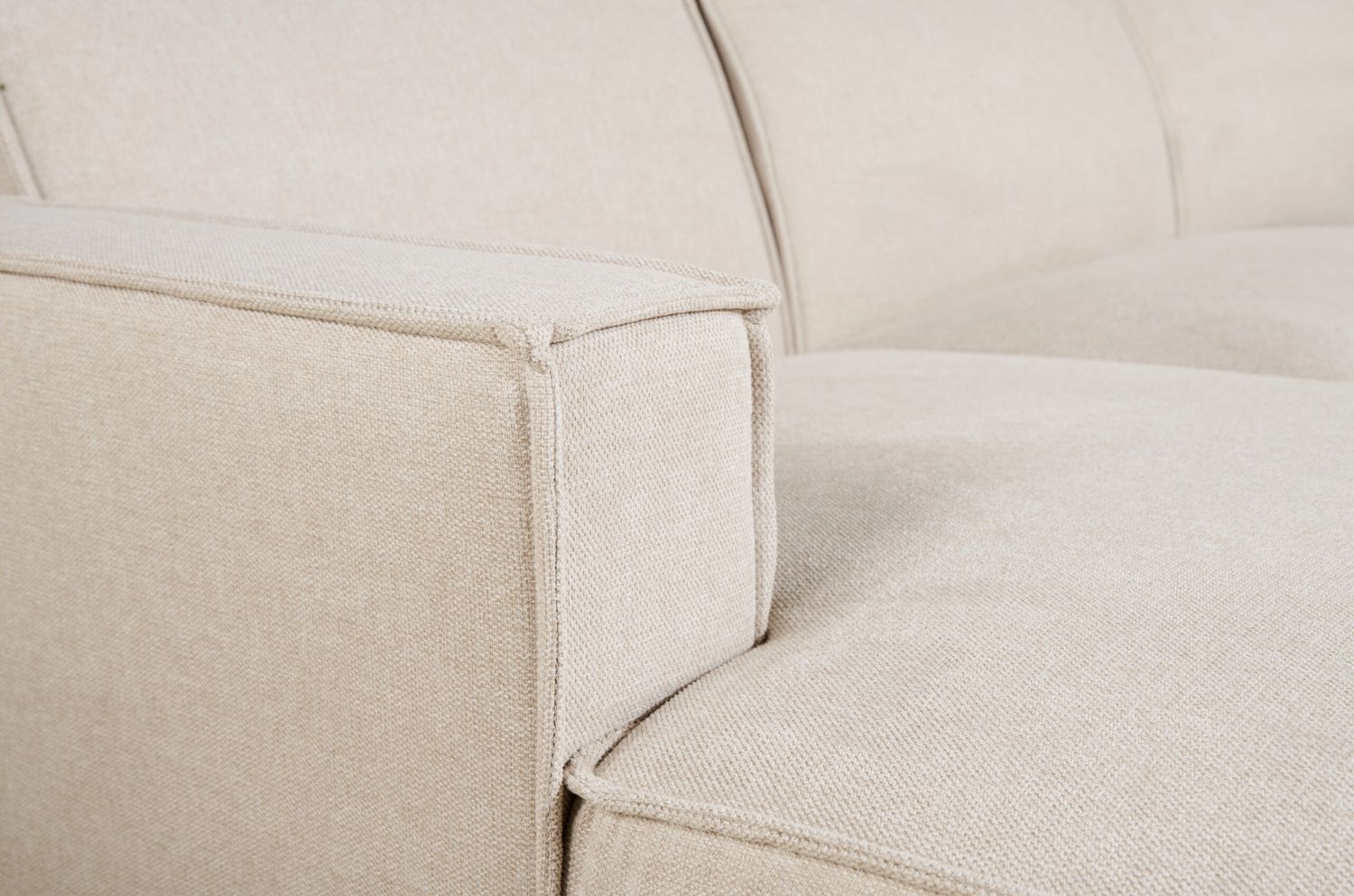 Hoekbank Kate Links - Linnen Beige