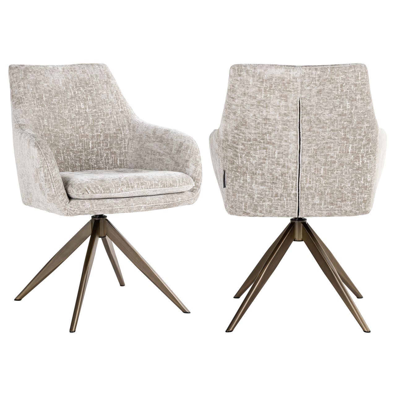 Eetkamerstoel Lisonne pearl island swivel