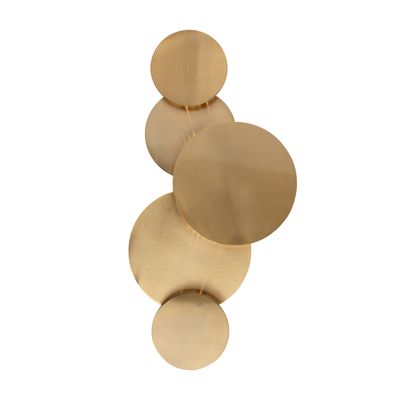 Wandlamp Collin brushed gold