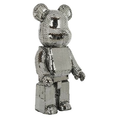 Decoratief object Bear silver small