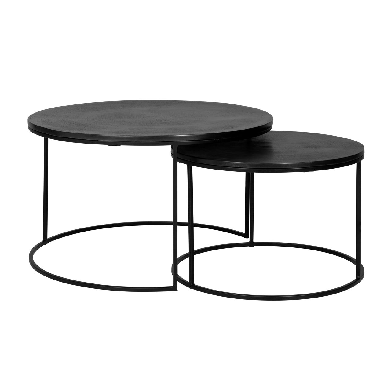 Salontafel Bolder black (Set of 2)