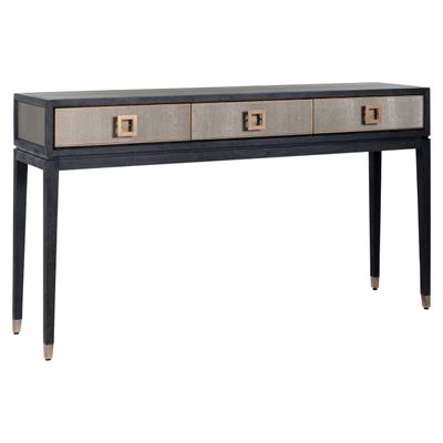 Console Bloomville brass shagreen