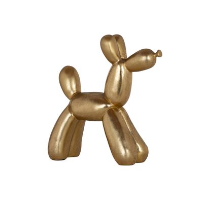Decoratief object Dog gold