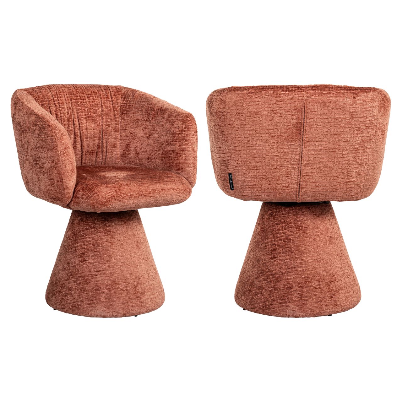 Eetkamerstoel Madeline blush fusion swivel