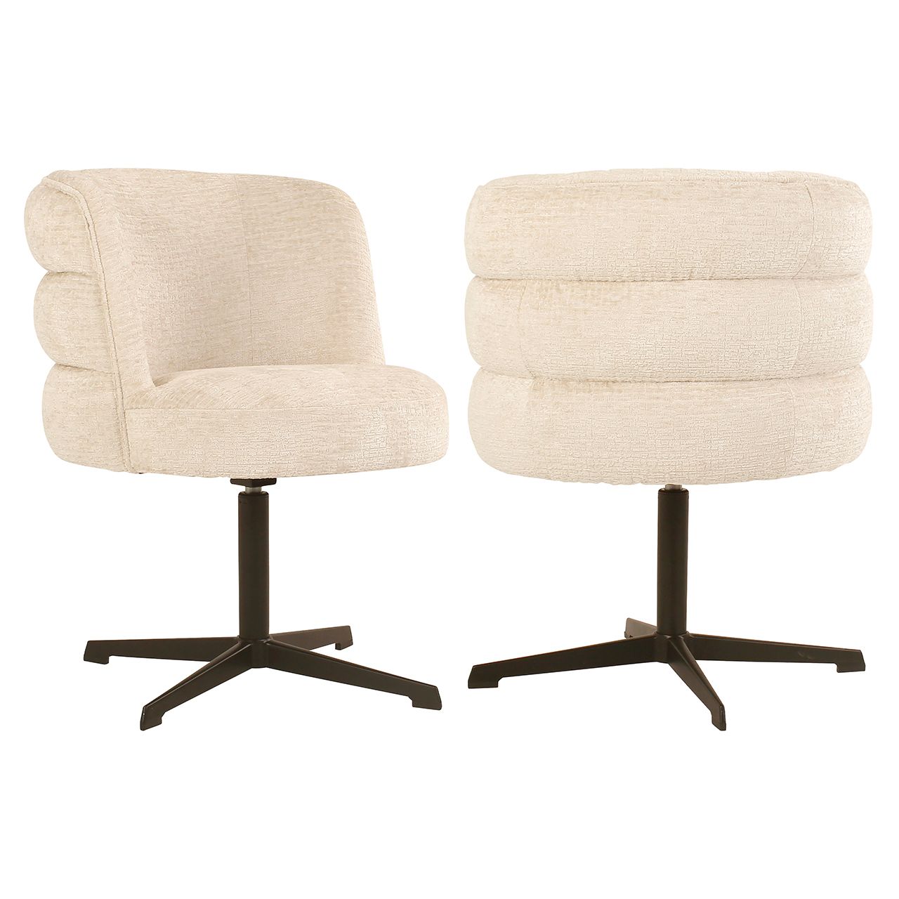 Eetkamerstoel Alexander Jones cream fusion swivel (Chadwick)
