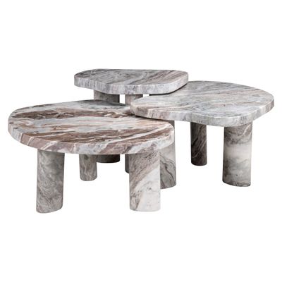 Salontafel Camino Blush beige (Set of 3)