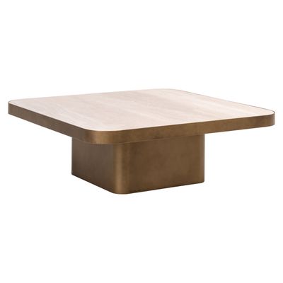 Salontafel Claridge beige 90x90 (cumulus)