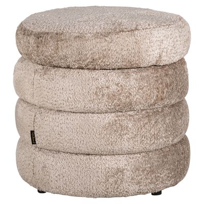 Poef & Voetenbank Adele sheep natural Poef & Voetenbank Adele sheep natural