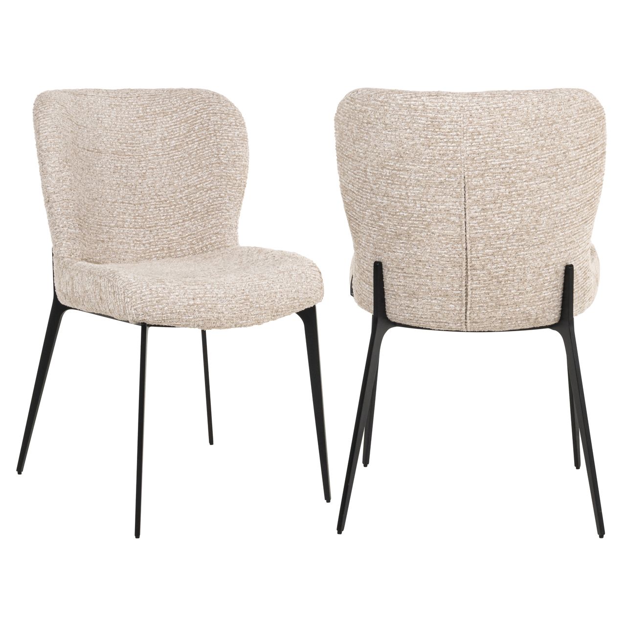 Eetkamerstoel Sergio natural linear