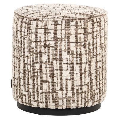 Poef Lexie cream 45Ø