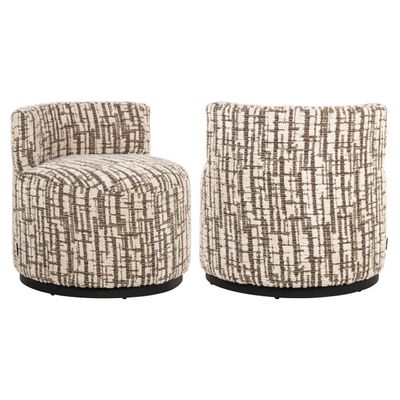 Lounge stoel Franny cream