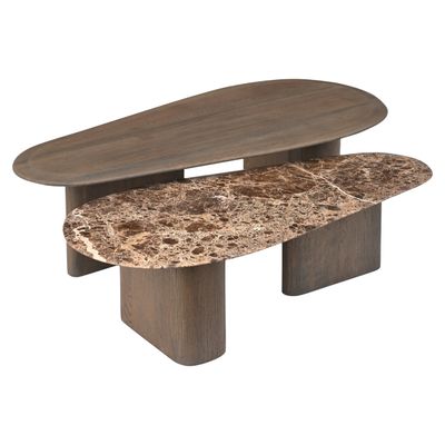 Salontafel Castello Smoked charchoal (Set of 2) Salontafel Castello Smoked charchoal (Set of 2)