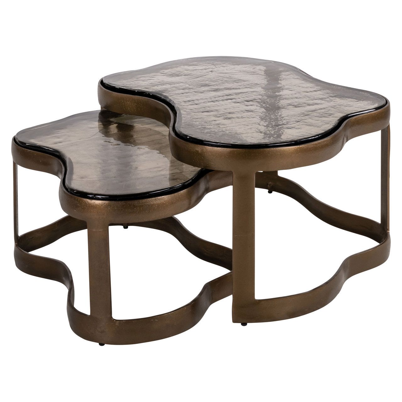 Salontafel Fairfield brass antique (Set of 2)