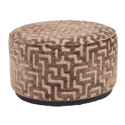 Poef & Voetenbank Adele brown chunky Poef & Voetenbank Adele brown chunky