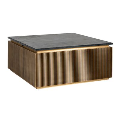 Salontafel Ironville gold 90x90