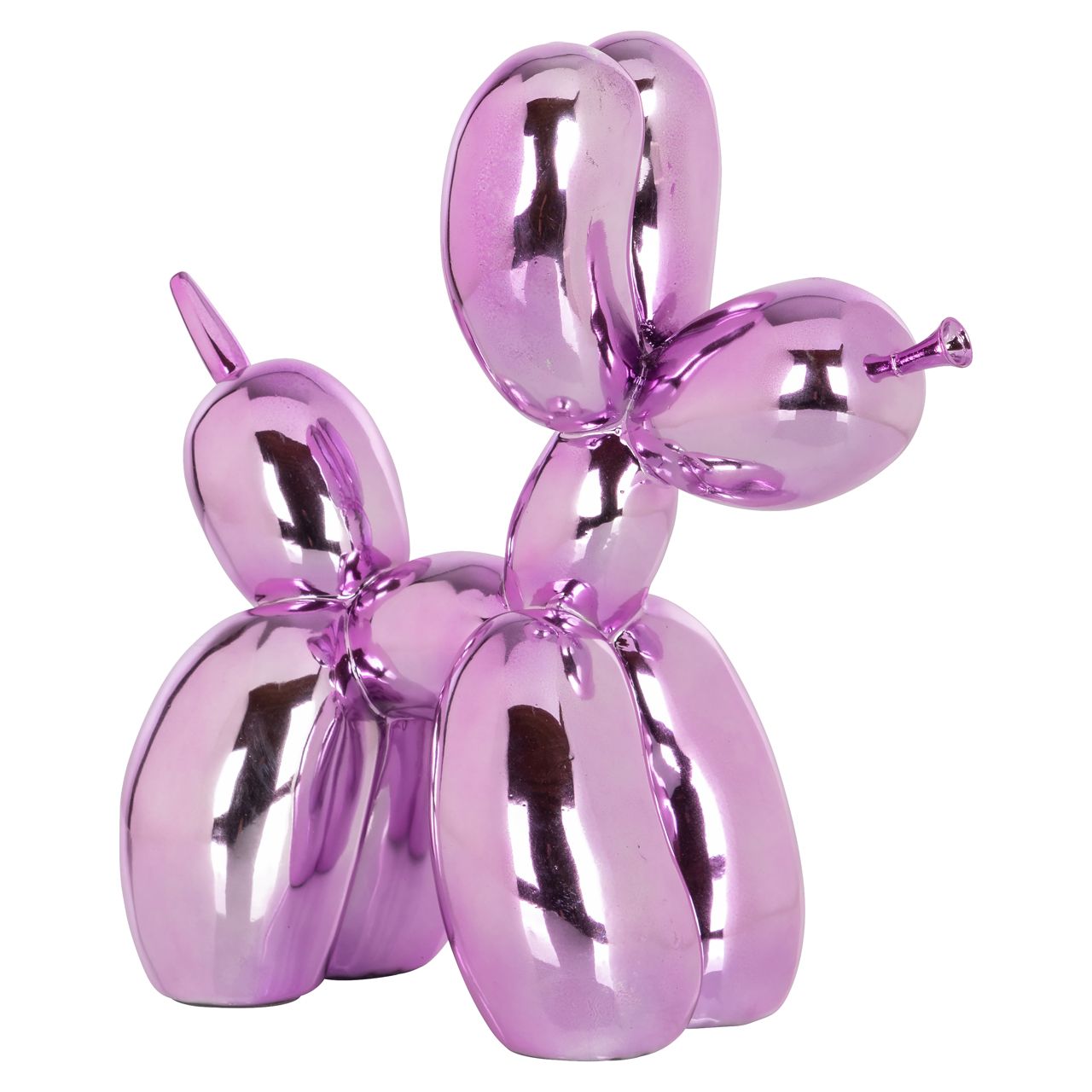 Decoratief object Dog pink