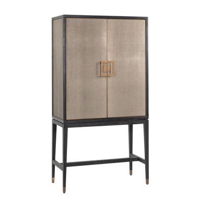 Opbergkast Bloomville brass shagreen Opbergkast Bloomville brass shagreen