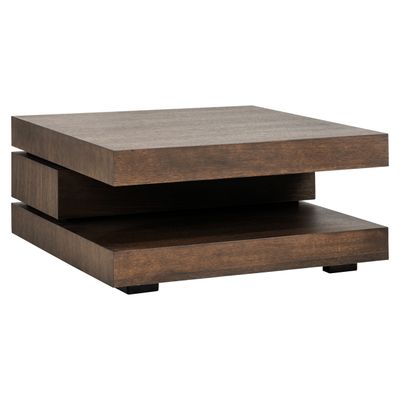 Salontafel Oakura brown 90x90