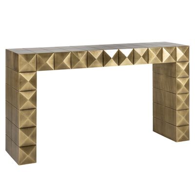 Console Collada brushed gold