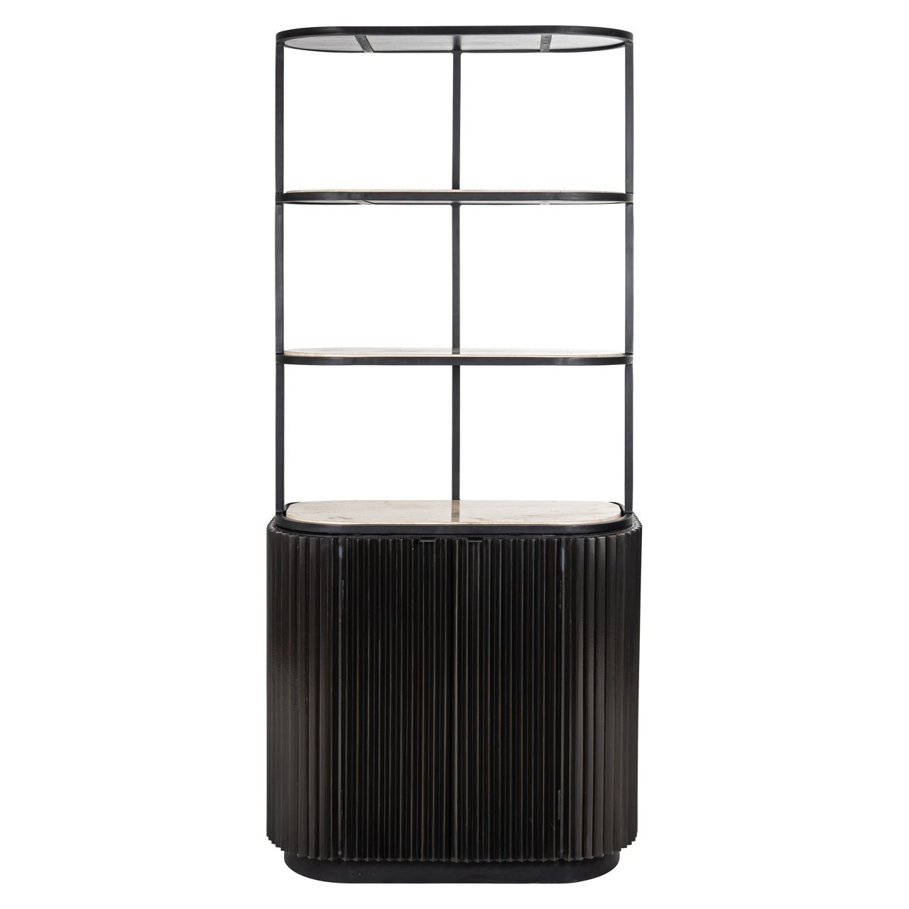 Opbergkast Hampton dark brown