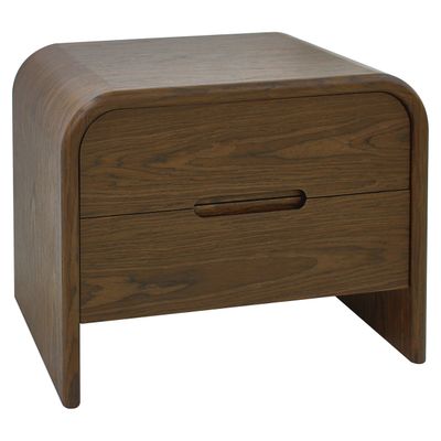 Nachtkastje Bedford brown 2-drawers