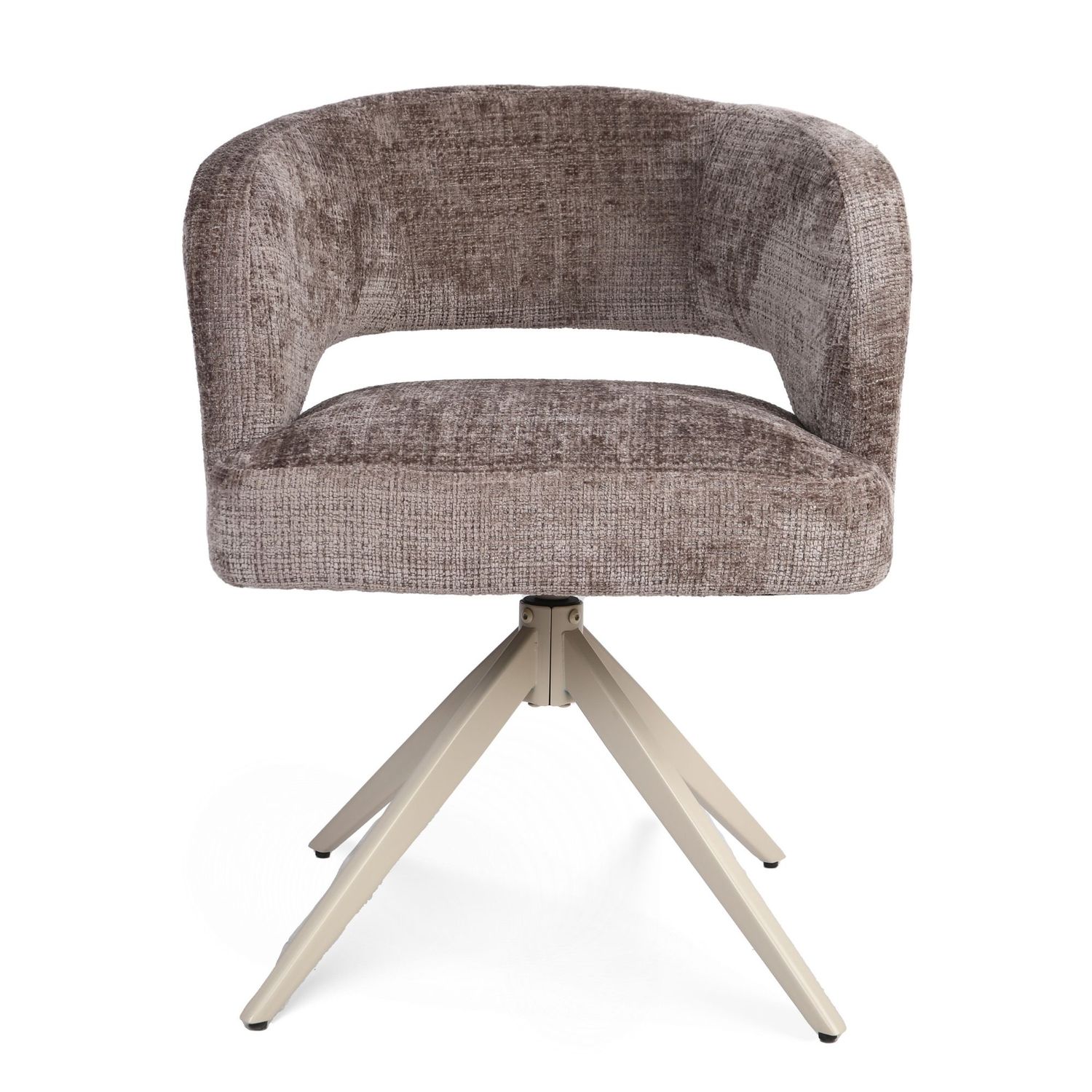 Eetkamerstoel Demi | Clay | Poot Sand | Met armleuning