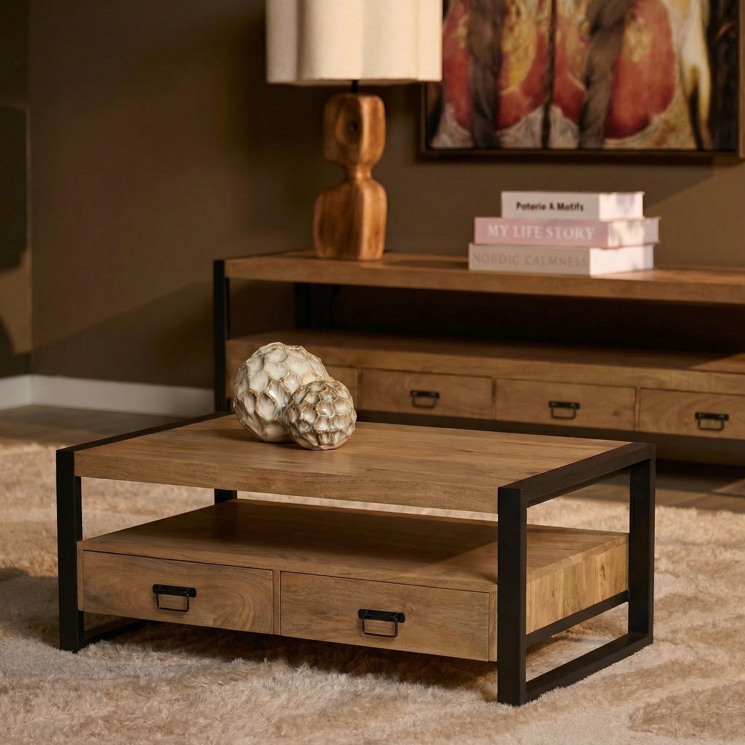 Salontafel Britt | 120 cm | vier lades