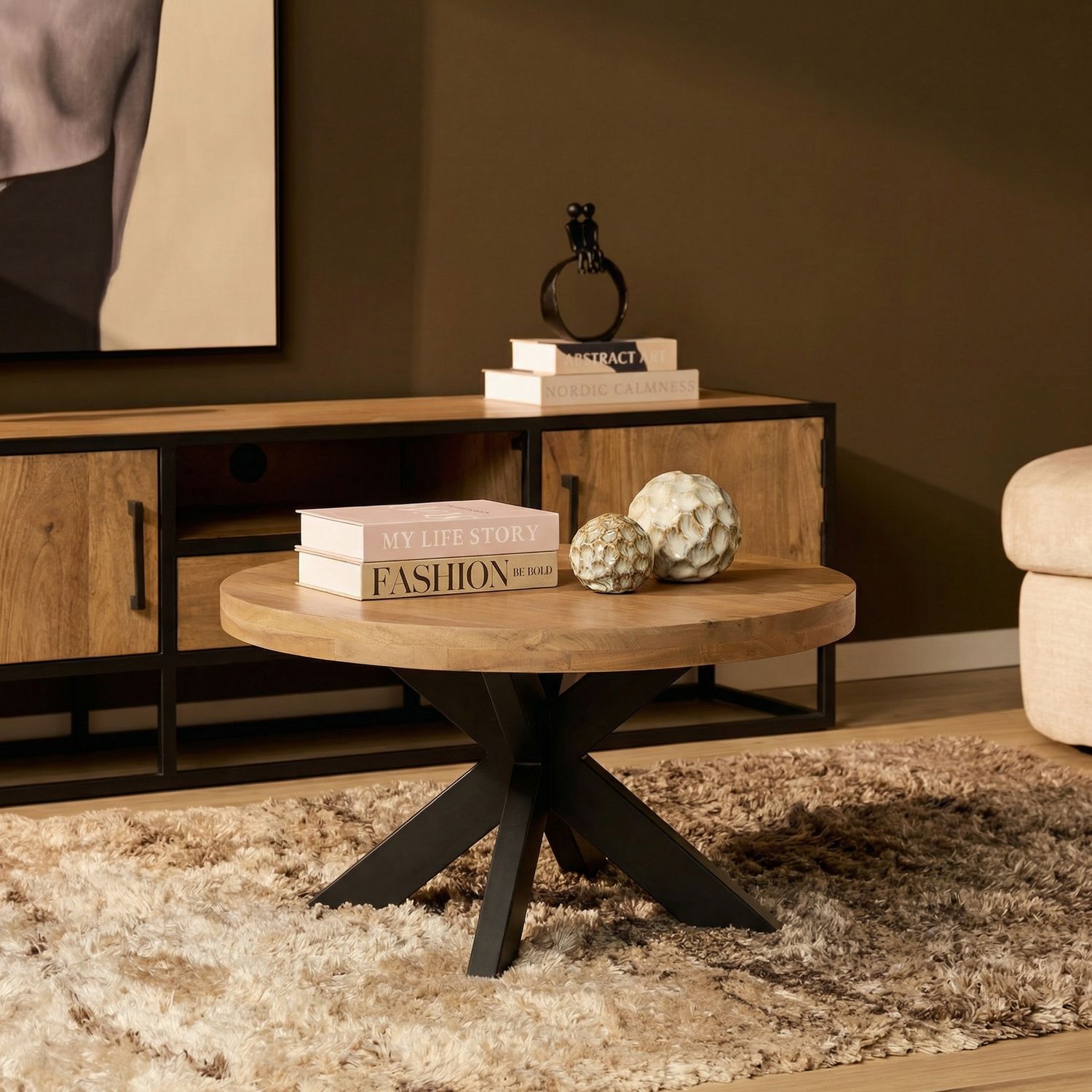 Salontafel Dakota | 80 cm | Rond