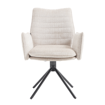 Eetkamerstoel Tim Cremona 02 Lichtbeige