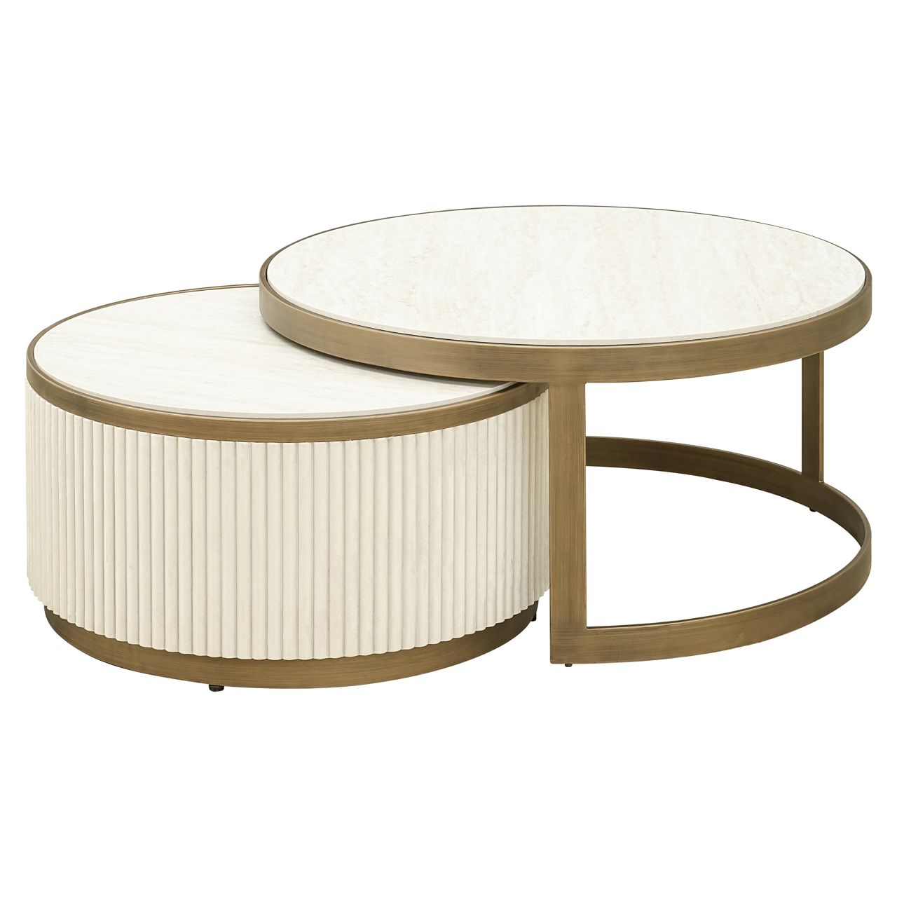 Salontafel Tivoli white (Set of 2)