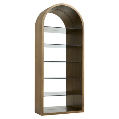 Wandkast Bowic brushed gold