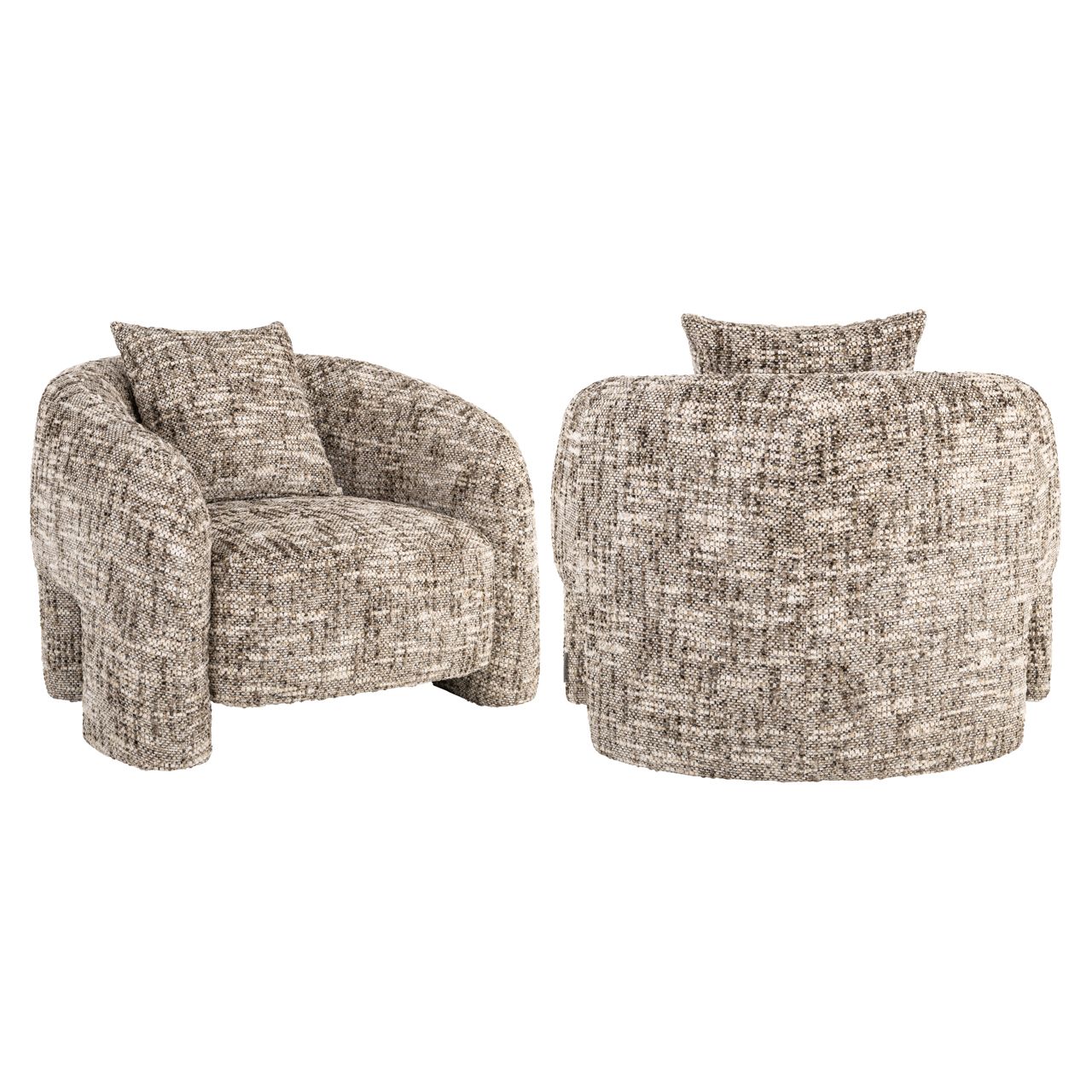Lounge stoel Tuscany brown omara