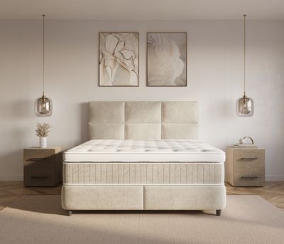 Dreamhouse Verdo Boxspring met Opbergruimte - 140x200 - Beige