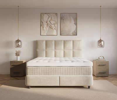 Dreamhouse Neroli Boxspring met Opbergruimte - 140x200 - Beige