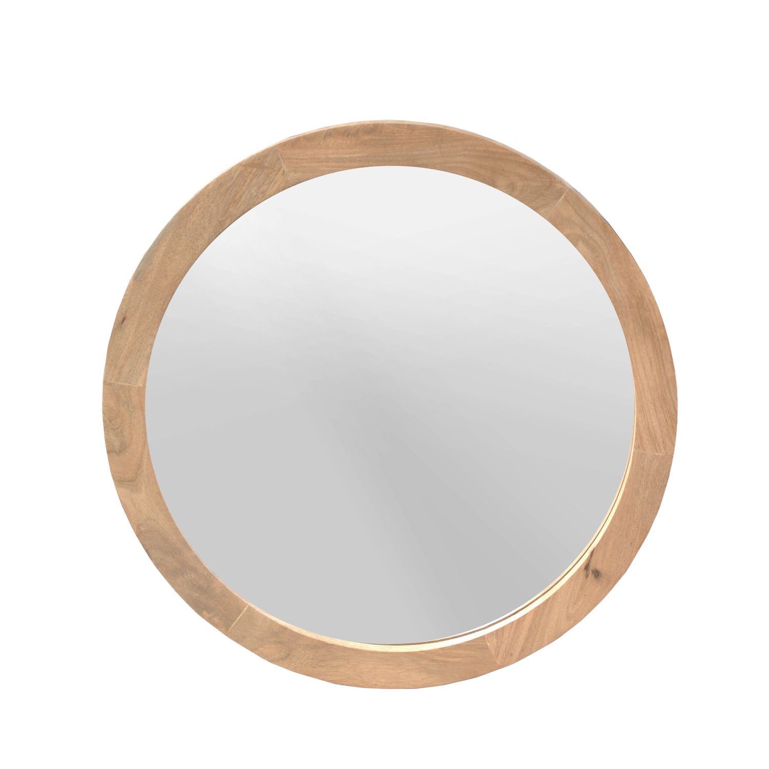 Ronde spiegel Dide Naturel Mangohout 80 cm