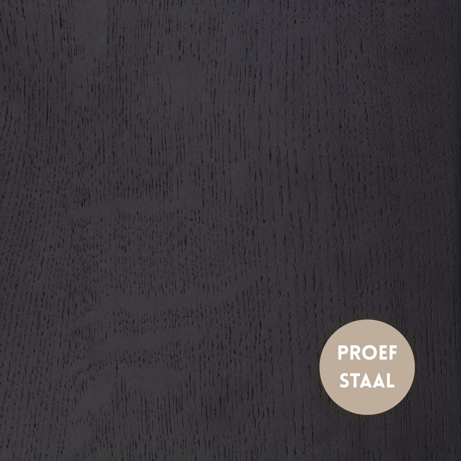 Proefstaal Eiken Zwart