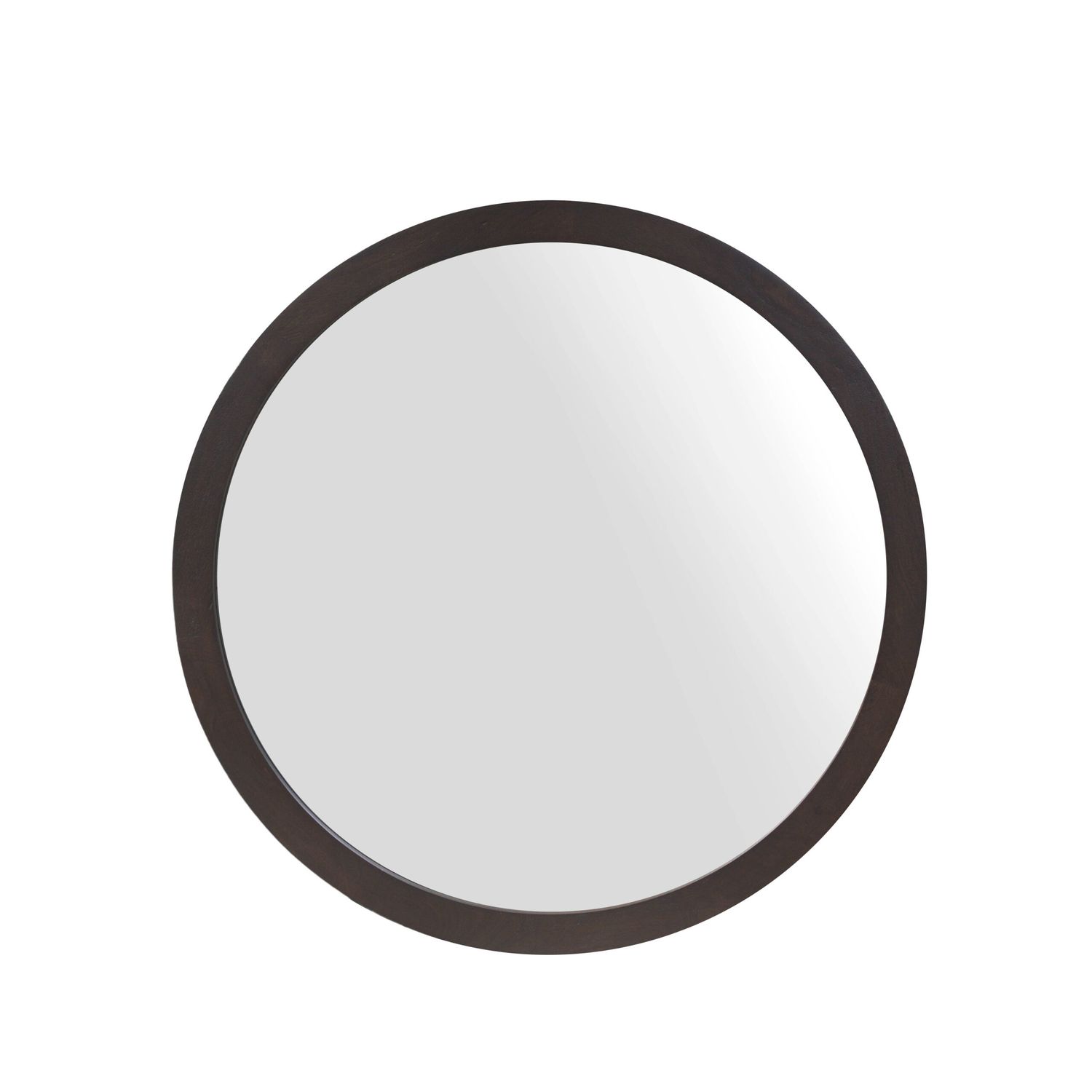 Ronde spiegel Dide Bruin Mangohout 60 cm