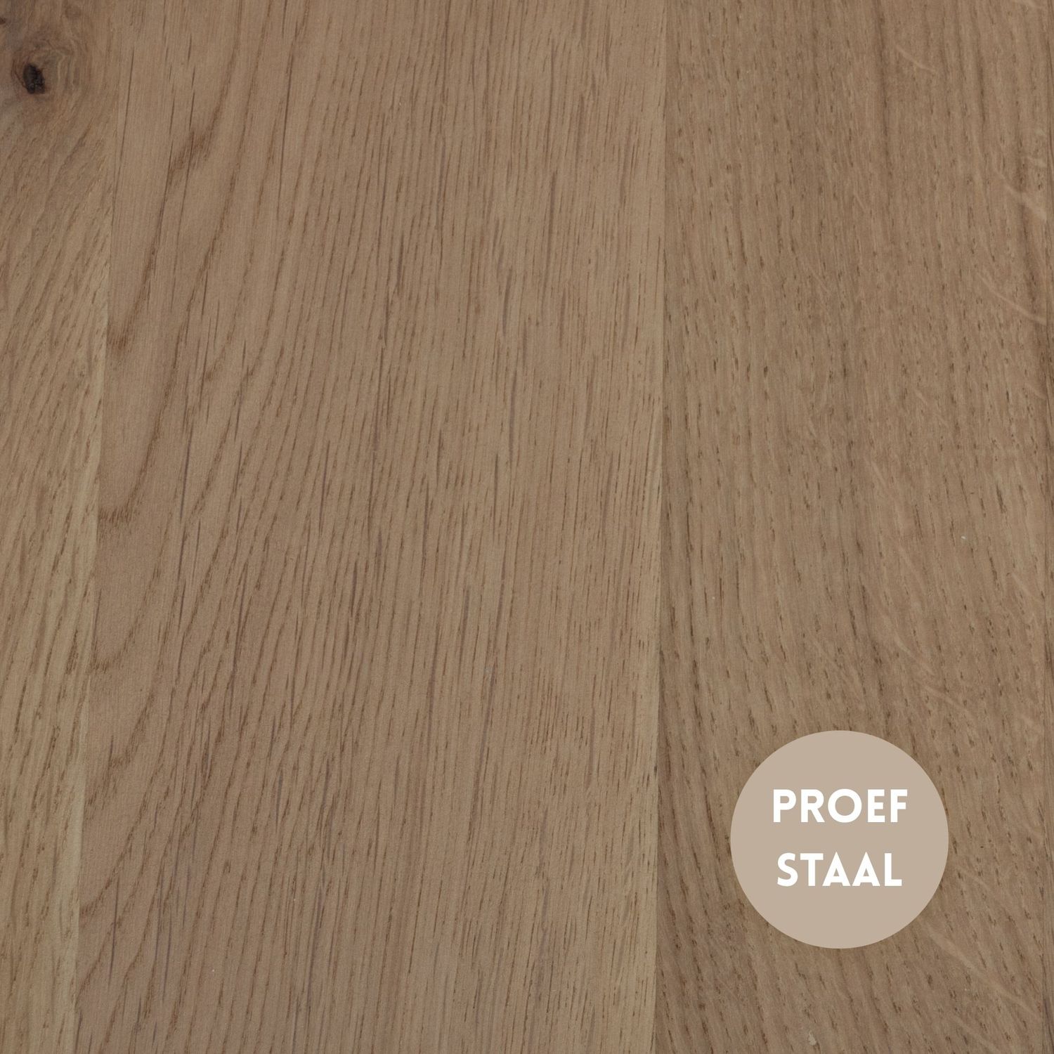 Proefstaal Eiken Naturel