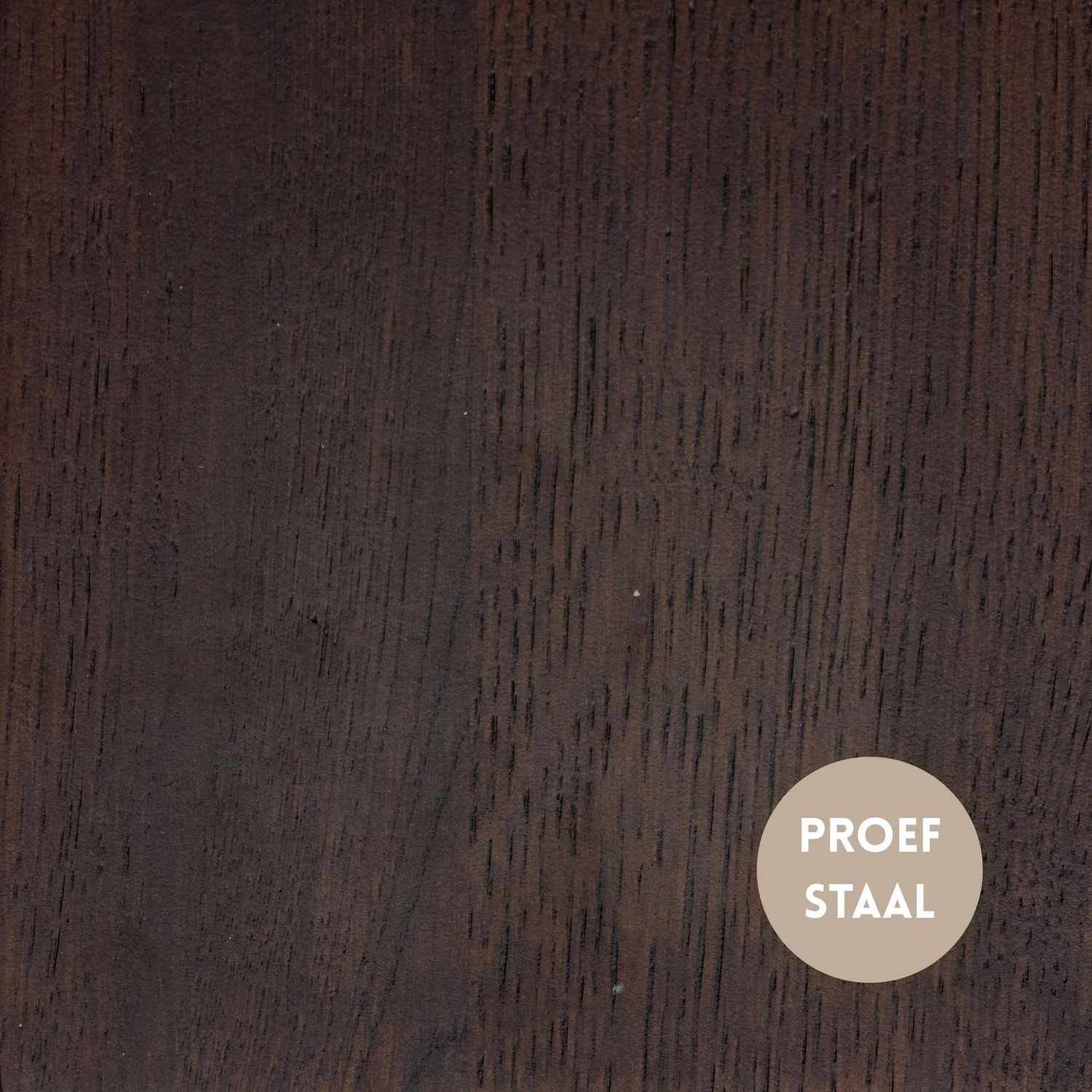 Proefstaal Eiken Bruin