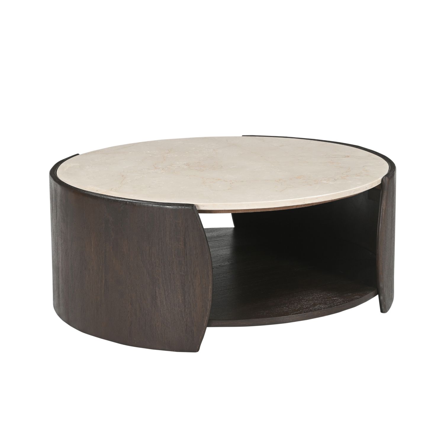 Salontafel Rune Botticino marmer 80 cm