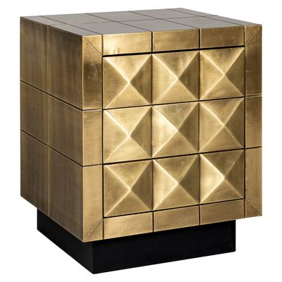 Nachtkastje Collada brushed gold