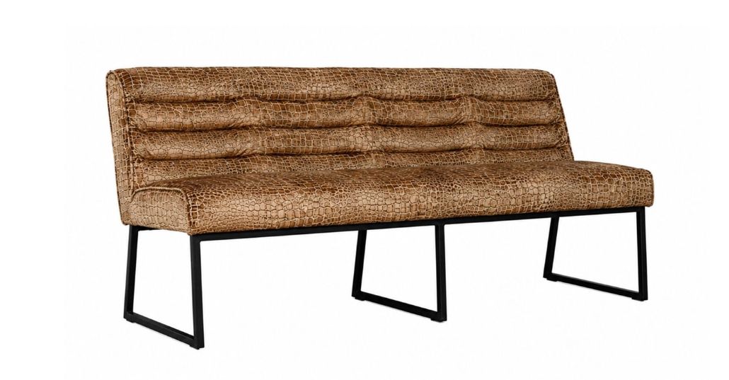 Kick Croco -Luxe eetkamer bank