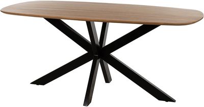Eetkamertafel deens ovaal 230, Mango Smooth Natural