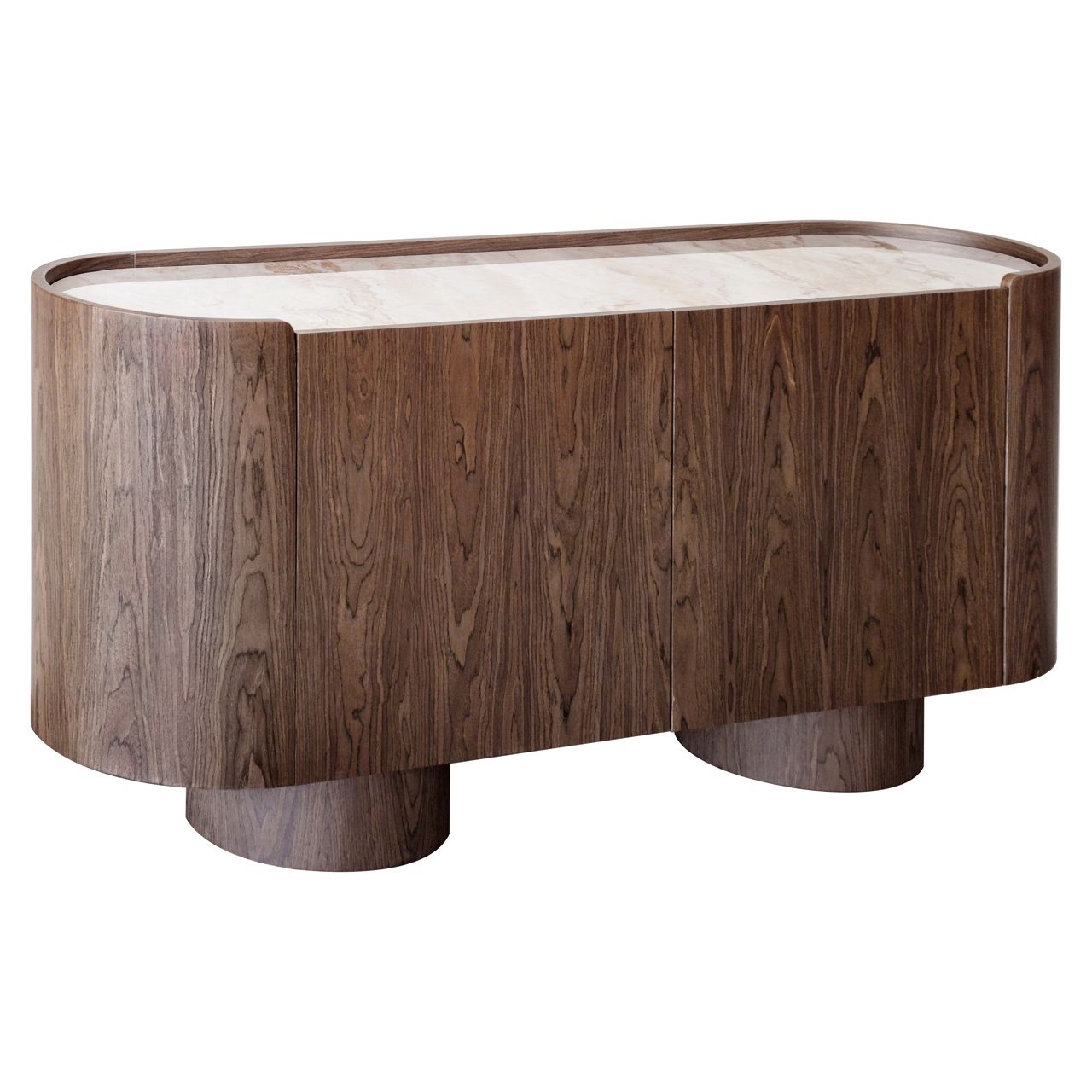 Dressoir Callahan brown 2-doors