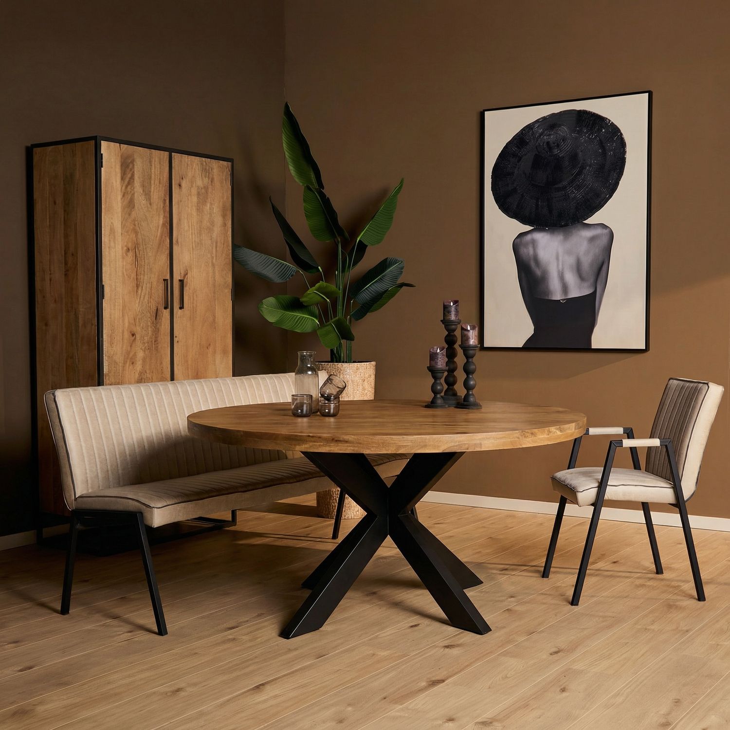 Eettafel Dakota | 150 cm | Rond