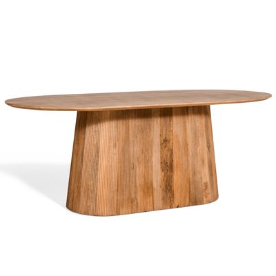 Mokka Eettafel Lichtbruin 180cm